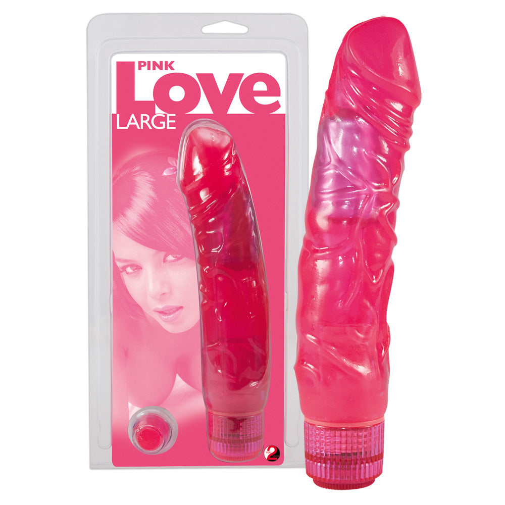 You2Toys Pink Love biegsamer Vibrator in transparentem Pink