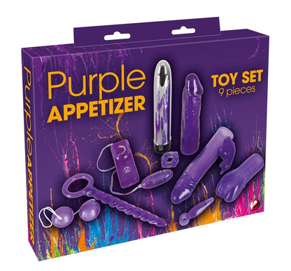 You2Toys Purple Appetizer Toy-Set 9-teilig in Lila