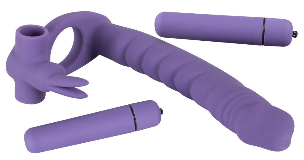 You2Toys Los Analos Double Delight Umschnall-Dildo mit Vibration