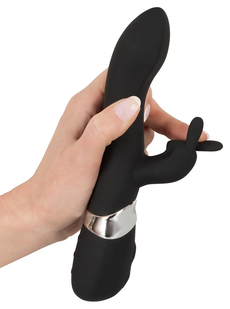 Sweet Smile Rechargeable Rabbit Vibrator samtig weich mit Hasenohren