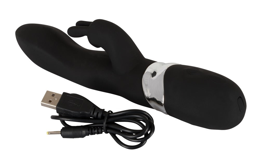 Sweet Smile Rechargeable Rabbit Vibrator samtig weich mit Hasenohren