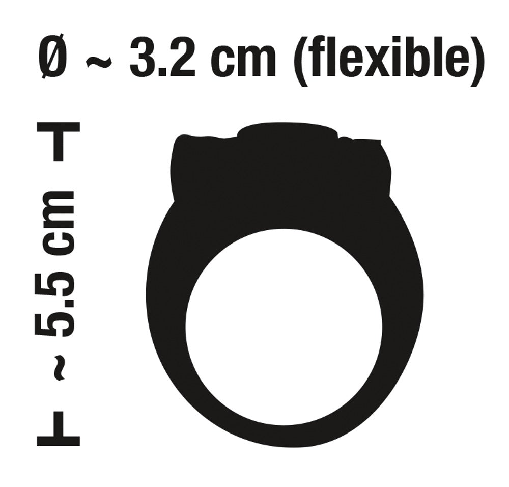 Sweet Smile Vibrating Cock Ring mit herausnehmbarem Mini-Vibrator