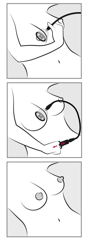 Bad Kitty Nippelsauger mit Handpumpe und Vibration