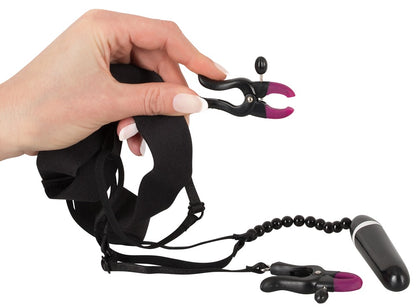 Bad Kitty Spreader-String mit Mini-Vibrator und Reizperlen