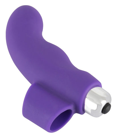 Sweet Smile Finger Vibrator mit gebogener Spitze und Fingerschlaufe