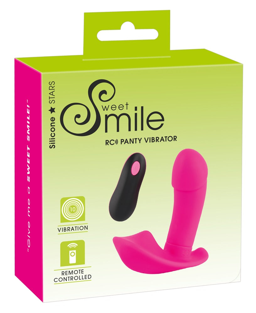 Sweet Smile RC Panty Vibrator mit Auflegefläche und Eichel