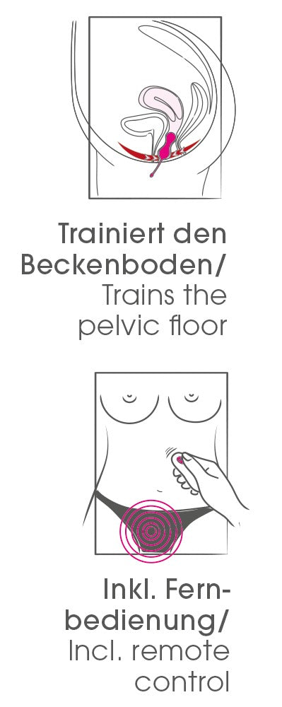 Sweet Smile RC Love Balls Vibrokugel-Duo mit Fernbedienung