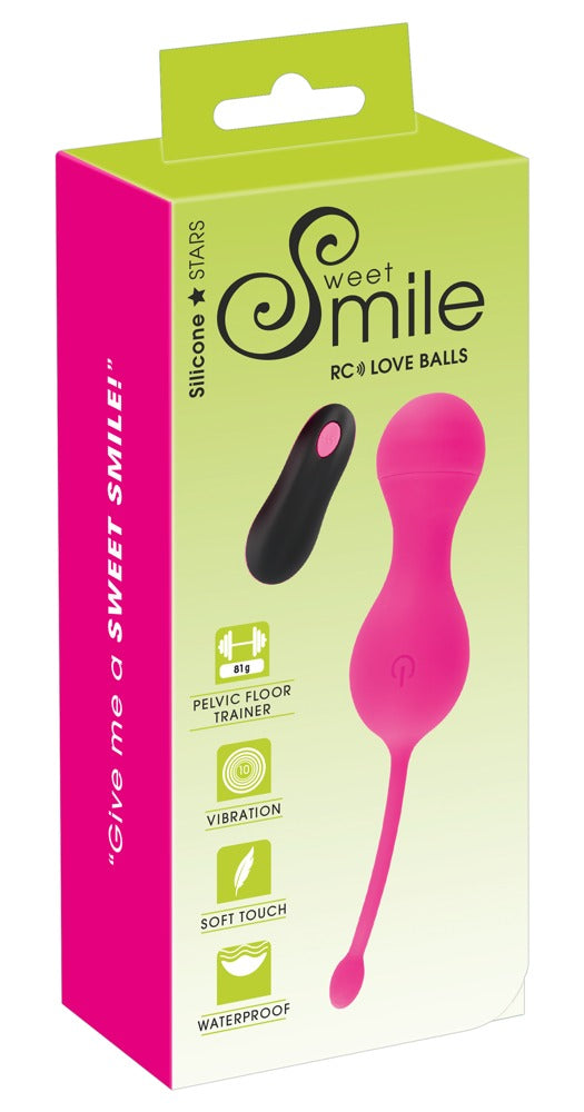 Sweet Smile RC Love Balls Vibrokugel-Duo mit Fernbedienung