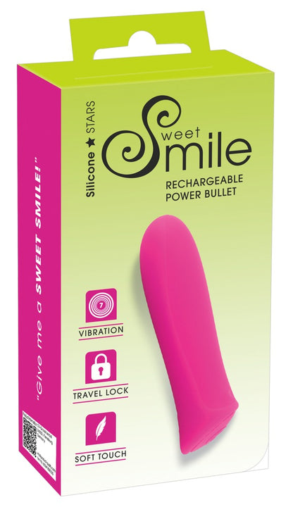 Sweet Smile Rechargeable Power Bullet Minivibrator mit 7 Modi