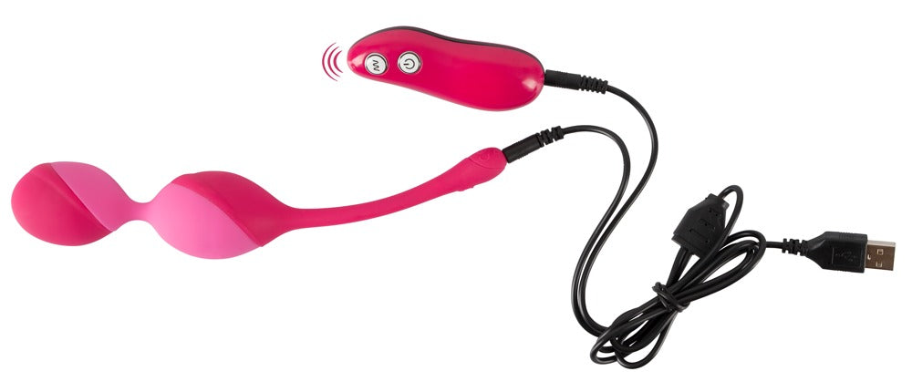 Sweet Smile Remote Controlled Love Balls Vibrokugel-Duo, rot