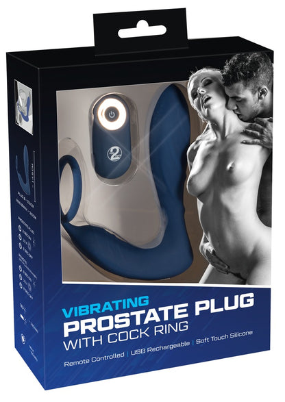 You2Toys Vibrating Prostate Plug mit Penisring und Perineumreizer