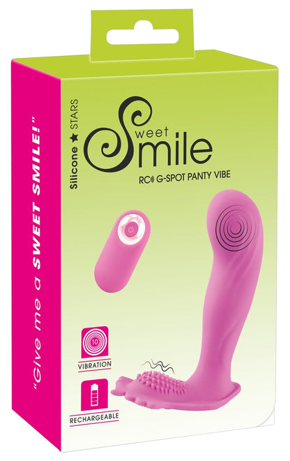 Sweet Smile G-Spot Panty Vibe mit Auflagefläche und Noppen