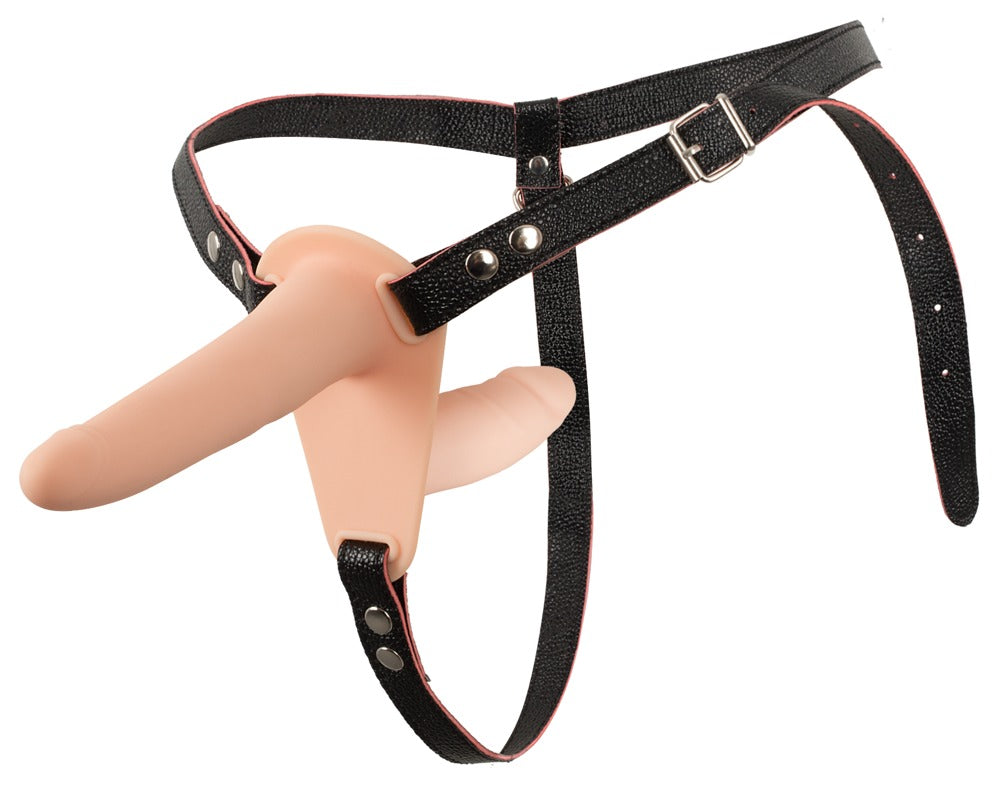 You2Toys Vibrating Double Strap-On Umschnall-Doppeldildo mit Bullet