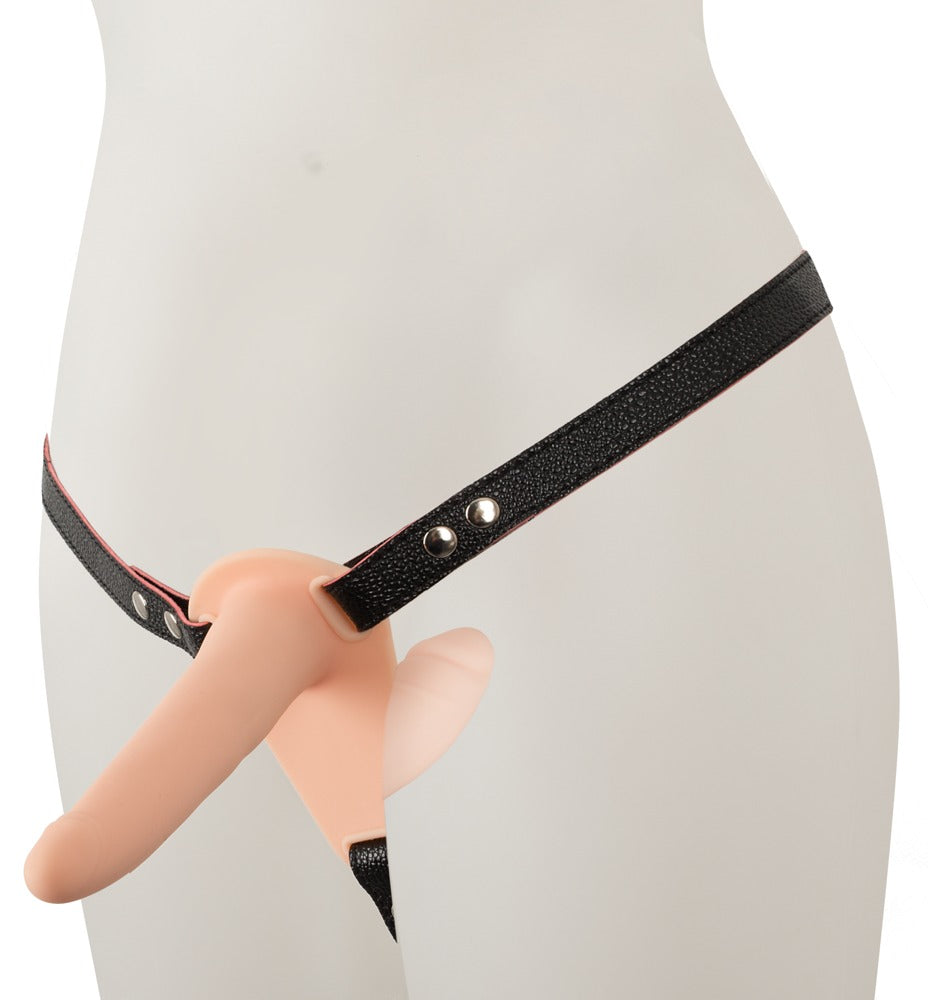 You2Toys Vibrating Double Strap-On Umschnall-Doppeldildo mit Bullet