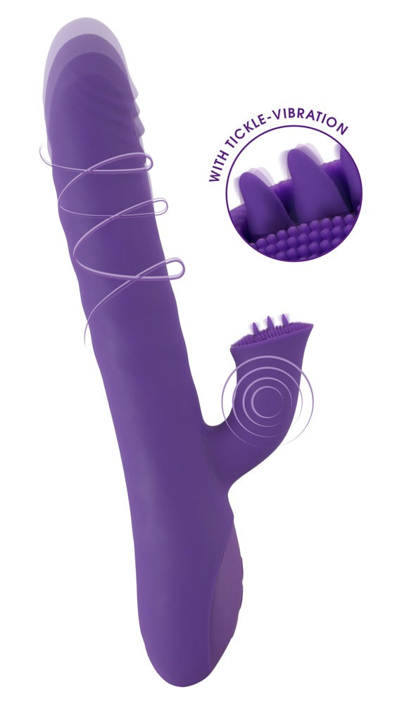 Sweet Smile Thrusting & Rotating Rabbit Vibrator mit Stoß- und Rotationsfunktion