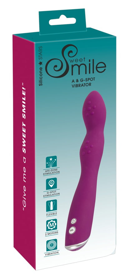 Sweet Smile A&G-Spot Vibrator mit 2 Motoren und 2 Reizköpfen