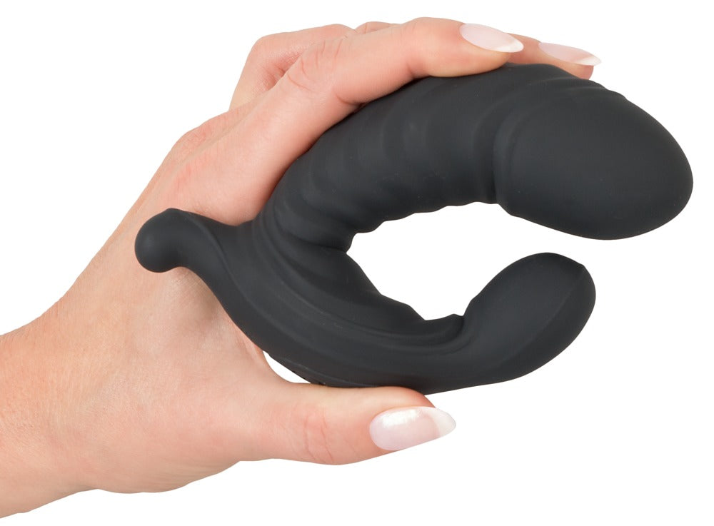 Aufblasbarer G- und P-Punkt Vibrator mit Funkfernbedienung, 12 cm
