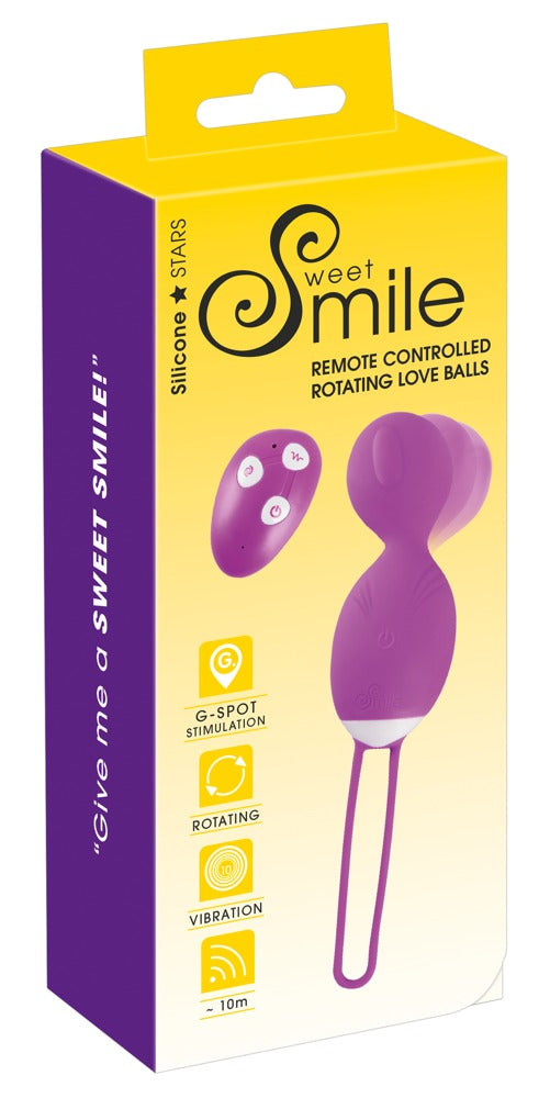 Sweet Smile RC Rotating Love Ball mit Vibration und Rotation