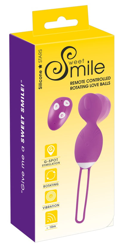 Sweet Smile RC Rotating Love Ball mit Vibration und Rotation