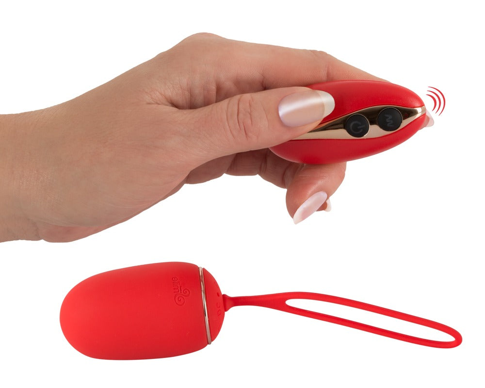 Sweet Smile RC Love Ball Vibrokugel mit 7 flüsterleisen Modi, rot