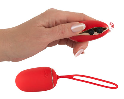 Sweet Smile RC Love Ball Vibrokugel mit 7 flüsterleisen Modi, rot