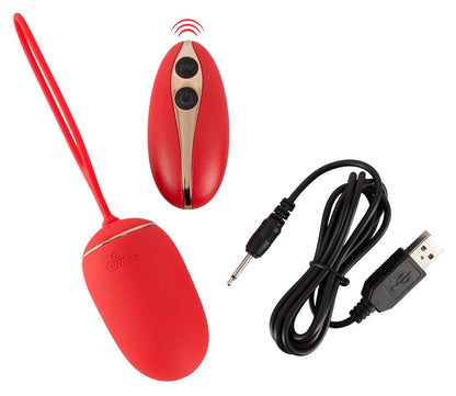 Sweet Smile RC Love Ball Vibrokugel mit 7 flüsterleisen Modi, rot