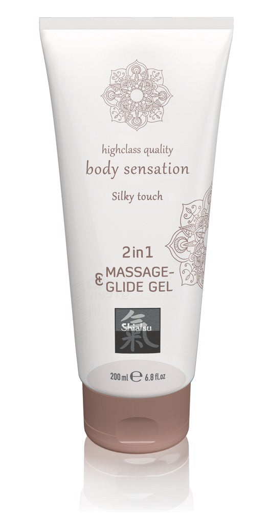 HOT 2in1 Massage- & Gleitgel Silky Touch