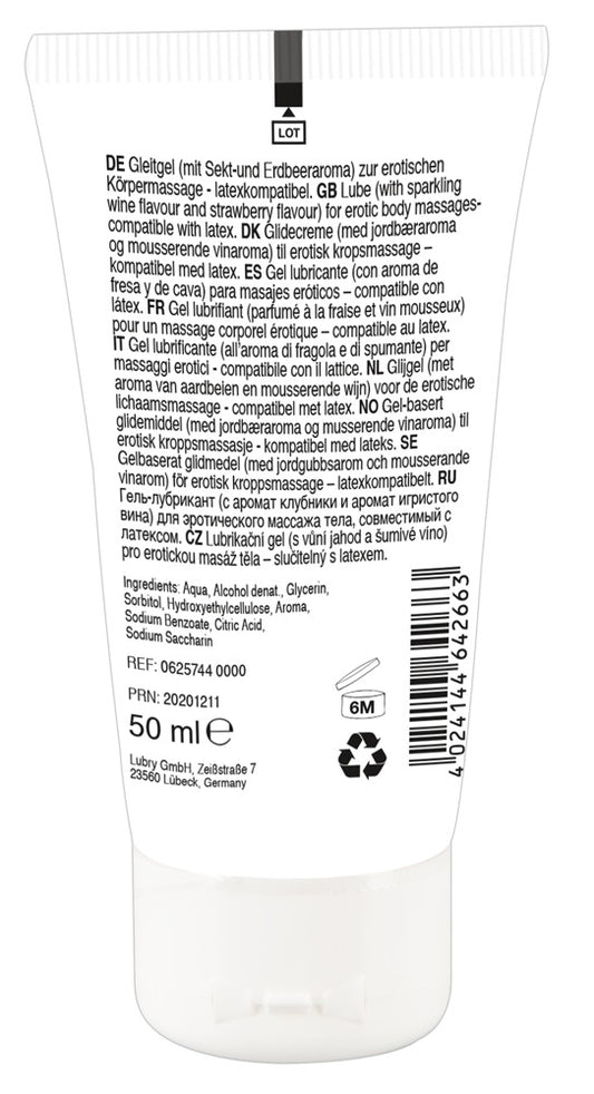 Lick it! Erotik-Massagegel Erdbeere-Sekt