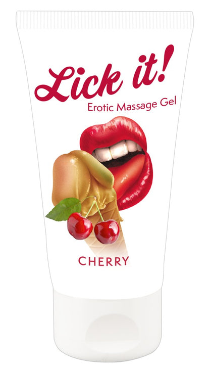 Lick it! Erotik-Massagegel Kirsche