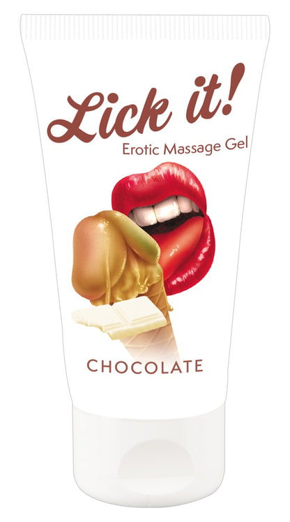 Lick it! Erotik-Massagegel Schokolade