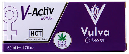 HOT V-Activ Vulva Cream CBD