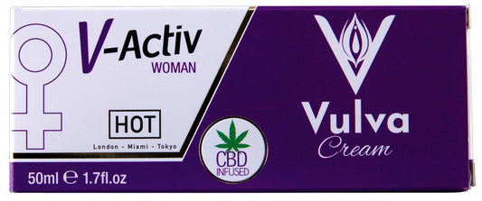 HOT V-Activ Vulva Cream CBD