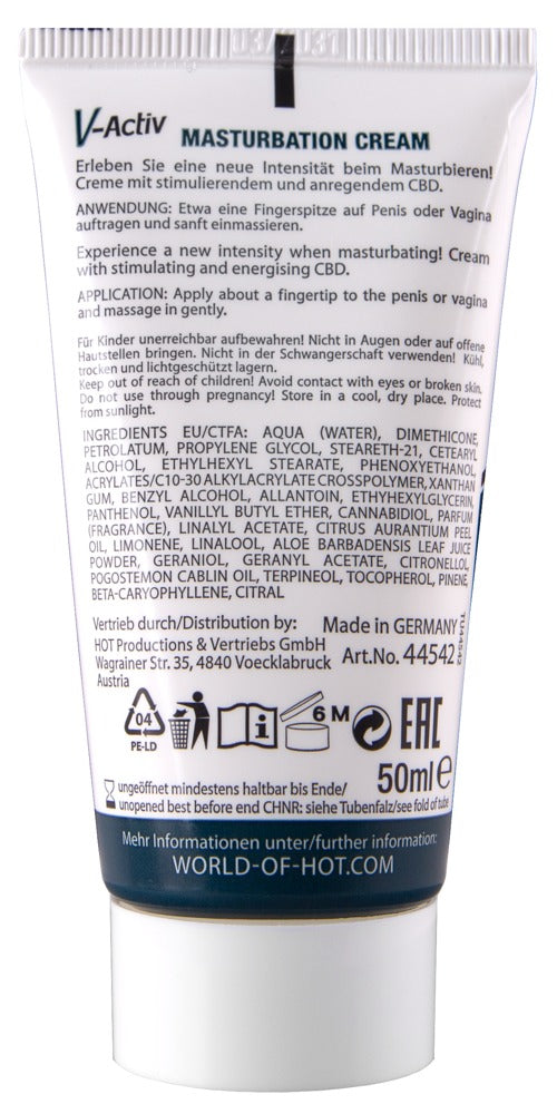 HOT V-Activ Masturbationscreme