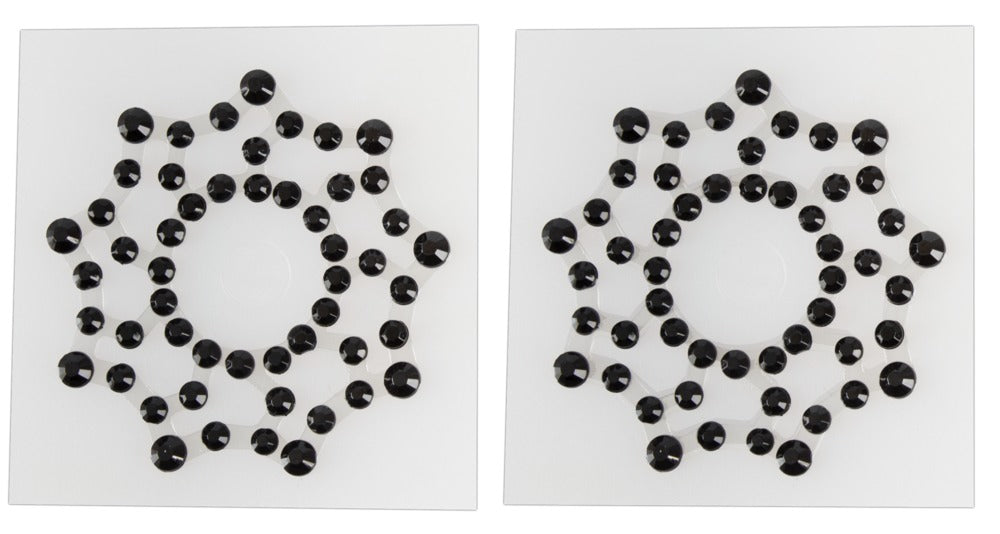 Cottelli Nippelsticker mit Strass in Sternoptik