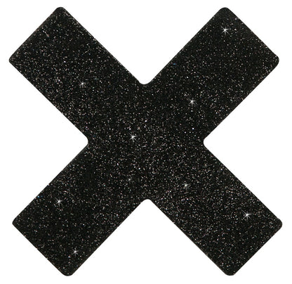 Cottelli Nippelsticker in X-Form mit Glitzer