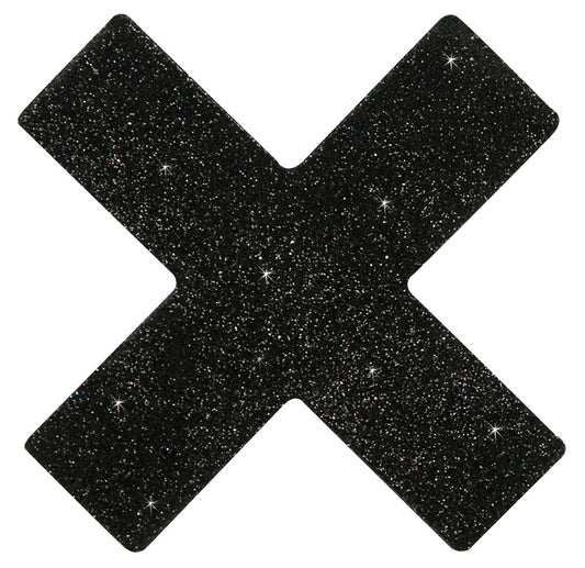 Cottelli Nippelsticker in X-Form mit Glitzer