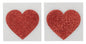 Cottelli Nippelsticker in Herzform mit Glitzer