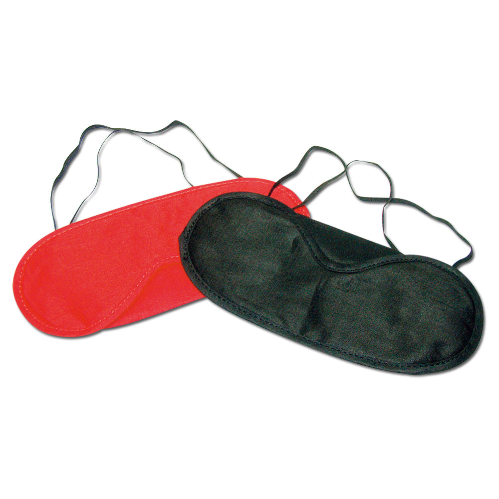 Cottelli Augenmasken 2er-Set, Rot/Schwarz