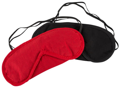 Cottelli Augenmasken 2er-Set, Rot/Schwarz
