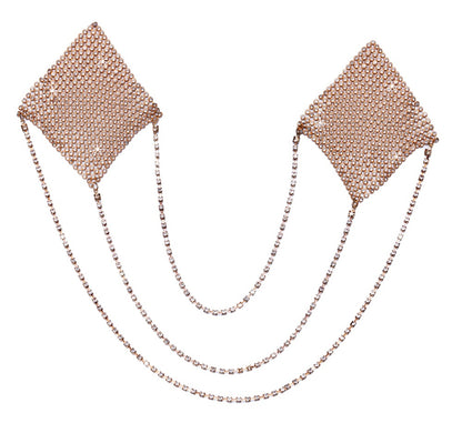 Cottelli Brustschmuck gold mit Kettchen