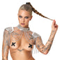 Bad Kitty Spiked Collar – Körperschmuck für Hals, Schultern und Arme
