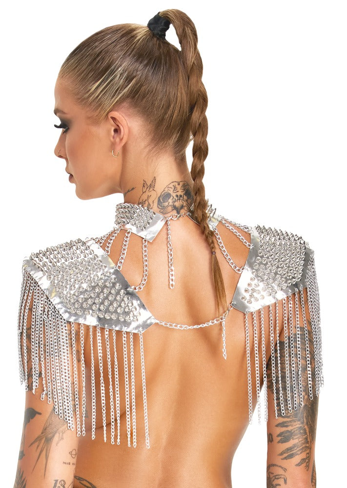 Bad Kitty Spiked Collar – Körperschmuck für Hals, Schultern und Arme