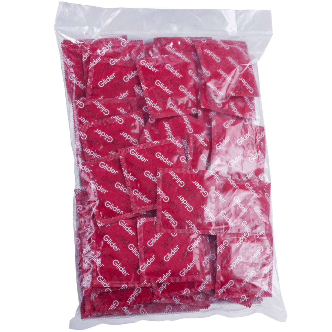 LustGlider Kondome rot mit Erdbeeraroma 100er