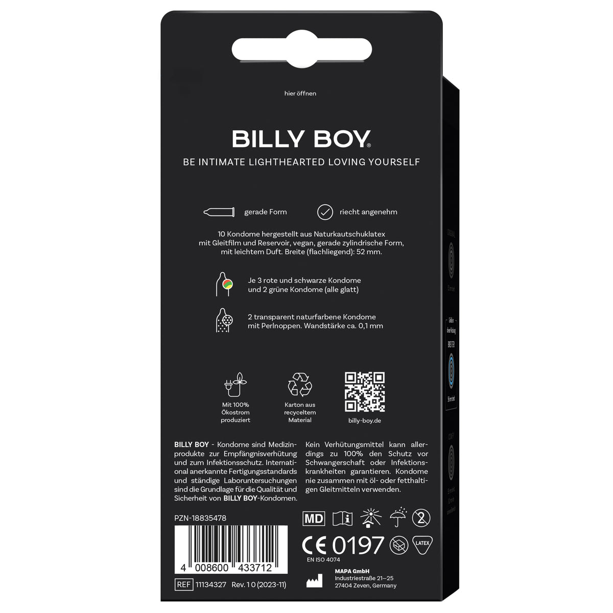 BILLY BOY Bunte Vielfalt 10 Stück