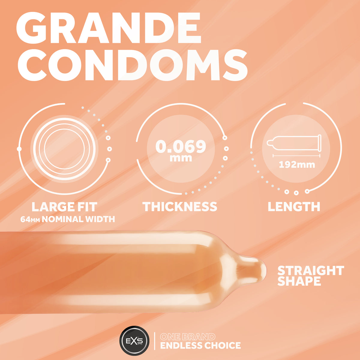 EXS Grande 64mm Kondome 12 Stück