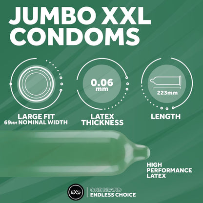 EXS Jumbo 69mm Kondome 12 Stück