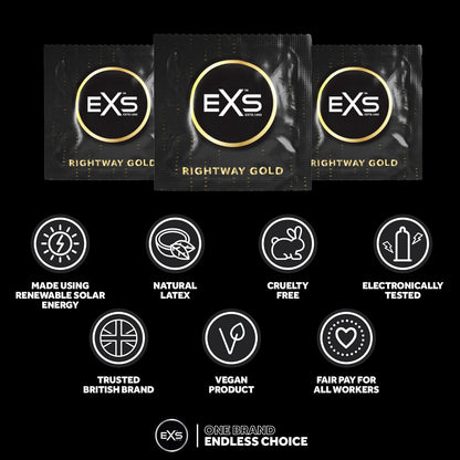 EXS Right Way Gold Kondome 12 Stück