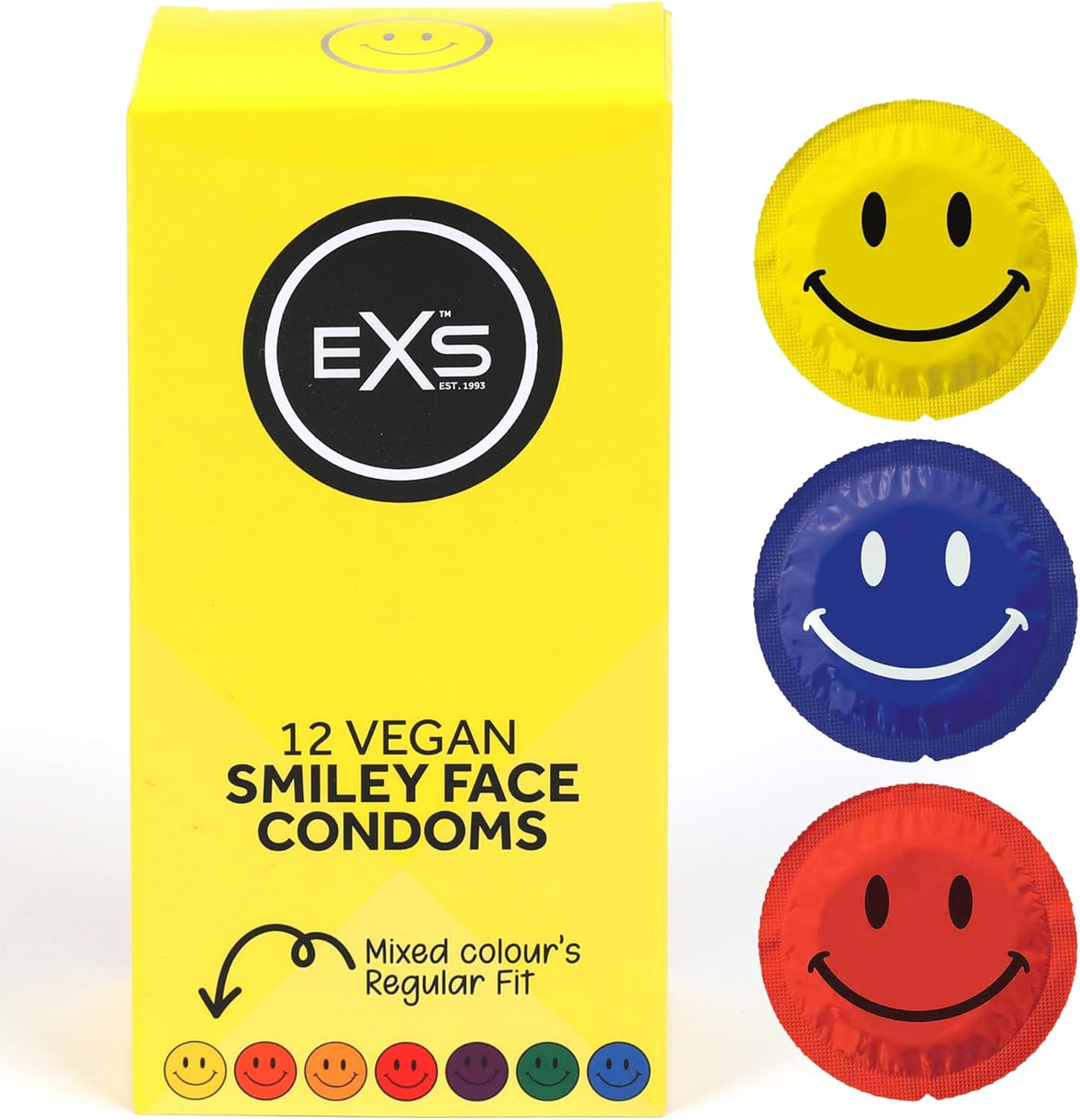 EXS Circular Smiley Face Kondome 12 Stück