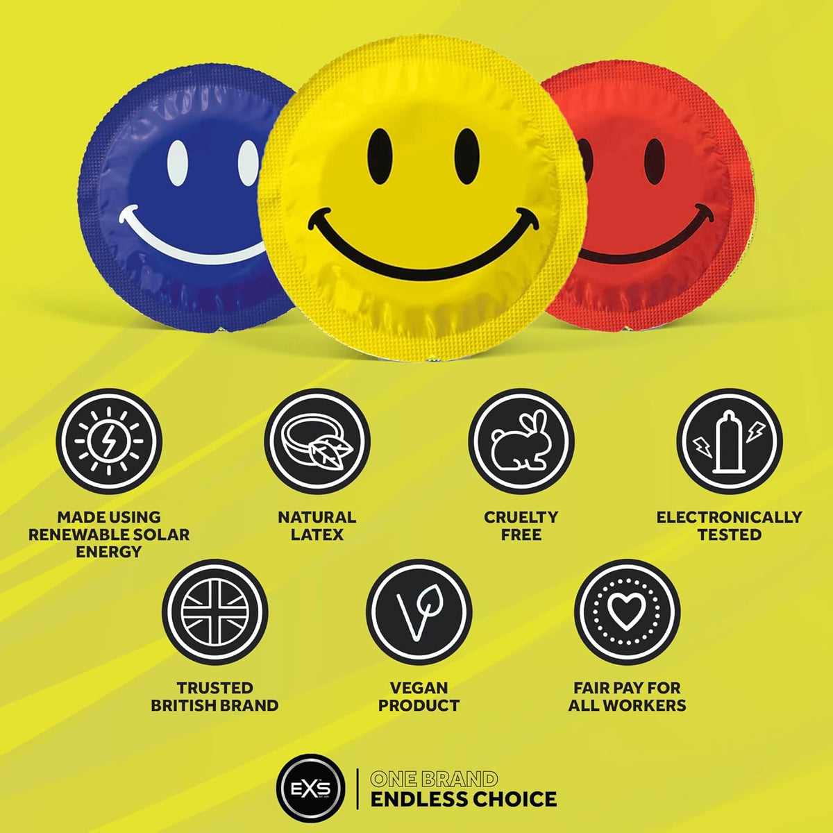 EXS Circular Smiley Face Kondome 12 Stück