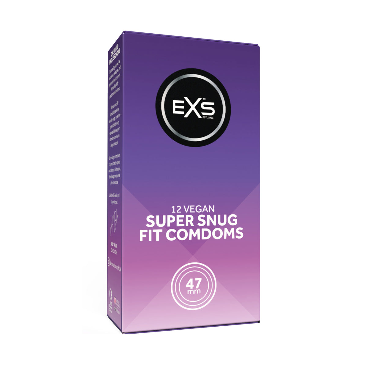 EXS Super Snug Fit 47mm Kondome 12 Stück